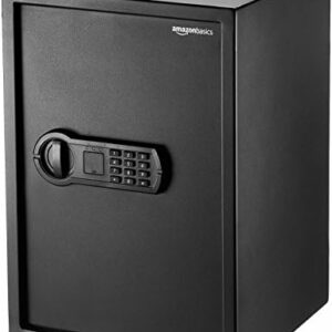 Amazon Basics – Haussafe Elektronisch Schlüssel, 50 l, Schwarz