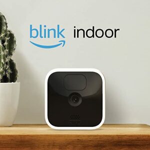 Blink Indoor – kabellose HD-Sicherheitskamera mit zwei Jahren Batterielaufzeit, Bewegungserfassung und Zwei-Wege-Audio, funktioniert mit Alexa | System mit vier Kameras