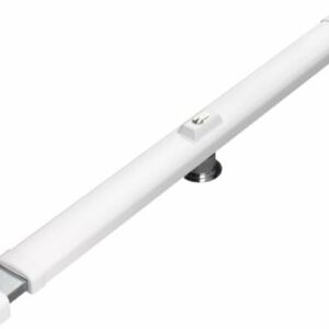 ABUS Panzerriegel PR2700 für Haus- und Wohnungstüren ohne Zylinder, weiß, 49099