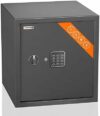 Brihard Betriebs Safe Elektronischer – 40x38x38cm Sicherheitsbox mit LED-Bildschirm, Digitalem Zahlenschloss und Herausnehmbarer Ablage für Büro, Hause