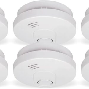 ELRO FS1510 Rauchmelder mit Magnetklebe Kit – 10 Jahres Batterie , Sensor und Garantie – DIN EN14604 – 6-Pack