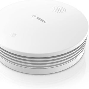 Bosch Smart Home Rauchmelder II, mit App-Funktion und austauschbarer Batterie, kompatibel mit Apple HomeKit