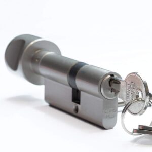 FELGNER Knauf-Zylinder Euro Plus Schließzylinder Profilzylinder Türschloss Sicherheitsschloss für Türen Haustür Wohnungstür – inkl. 3 Bart-Schlüssel | 30/40 mm