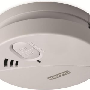 GLORIA Rauchwarnmelder R-5 mit 5 Jahren Garantie und wechselbarer 9V Block Batterie