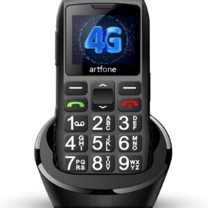 artfone C1 Seniorenhandy ohne Vertrag | Dual SIM Handy mit Notruftaste | Rentner Handy große Tasten | 2G GSM | Großtastenhandy mit Ladegerät und Kamera|1400 mAh Akku Lange Standby-Zeit