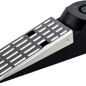 KOBERT GOODS Tür-Stopper mit Alarm-Funktion 1 Stück für Türen 120db Sirene rutschfeste Unterseite Einbruch-Schutz und Erschütterungs-Sensor zur Sicherheit für Außen und Innen