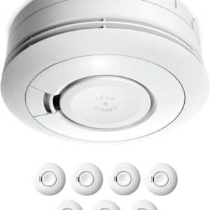 Ei Electronics Ei650 Rauchwarnmelder, Rauchmelder im 7er Set, Stand-Alone-Gerät mit Batterie für 10 Jahre, Testsieger Stiftung Warentest, weiß