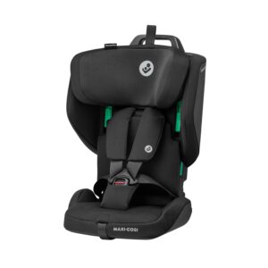 Maxi-Cosi Nomad Plus, Klappbarer Kindersitz, 15 Monate – 4 Jahre, 67 – 105 cm, tragbarer Reiseautositz, superkompakt & leicht, Seitenaufprallschutz, passt in jedes Auto, Reisetasche, Authentic Black
