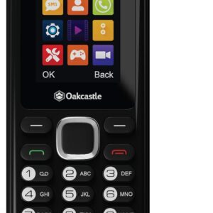 Oakcastle F100 | Handy Günstig mit Dual-SIM & Micro SD | Bluetooth & 7 Tage Akkulaufzeit baustellenhandy | Medien & Spiele | Seniorenhandy ohne vertrag | Prepaid Tastenhandy