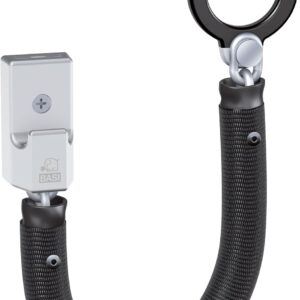 BASI | Türkette mit Kratzschutz | mit Überwurftring für Drücker | Stahlkette mit Ummantelung | Türsicherung für Wohnungstür Haustür | Zusatzsicherung | Einbruchschutz