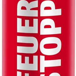 ABUS Feuerlöschspray AFS625 Feuerstopp – Feuerlöscher für Küche, Grill und Haushalt – hohe Sprühweite – Brandklassen A-B-F rot – 85727