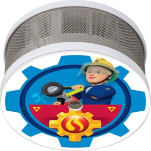 Smartwares FSM-16404 Rauchmelder „Feuerwehrmann SAM“/Pennymotiv/ für Das Kinderzimmer/ Mini 10 Jahres-Rauchwarnmelder/ Maße nur 75 x 35 mm/ Vds und Q-zertifiziert