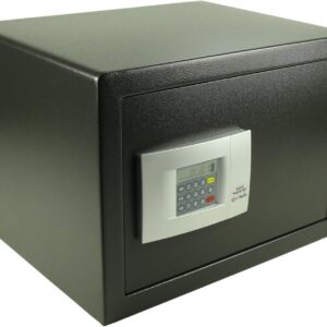 Burg-Wächter Hoteltresor mit elektronischem Zahlenschloss, Point-Safe, 38,8 l, 20,5 kg, P 3 E KA 4, Schwarz
