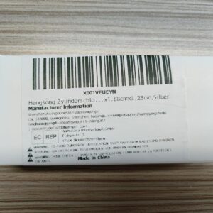Hengsong Zylinderschloss 30/30,Schließzylinder 30/30,Profilzylinder für Haustür,Haustüren,Sicherheitsschloss Haustür,Gartentor Schloss,Haustürschloss,ca.6cmx1.68cmx3.28cm,Silber