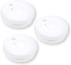 3 Stück Summit Rauchmelder/Rauchwarnmelder Modell ZA 208 – VDs – geprüft nach DIN EN14604 – integrierte Lithium Batterie (10 Jahre Lebensdauer)