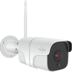 ELRO CO7000 WiFi IP Sicherheitskamera Full HD 1080P, Außenbereich, Bewegungserkennung, Nachtsicht, IP66 Wasserdicht