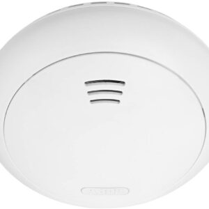 ABUS Funk-Rauchmelder Smartvest Erweiterung der Funk-Alarmanlage | inkl. Hitze Detektion | Batteriebetrieben | für Wohnräume | weiß | 38831