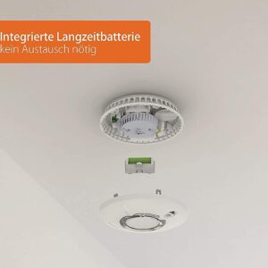 Fire Angel ST-632-DET P-Line Rauchwarnmelder auf Funk umruestbar, inkl. 10 Jahres-Batterie batteriebe