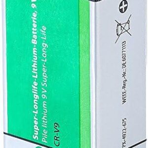 tka Köbele Akkutechnik Batterie 9V: Super-Longlife 9-V-Block Lithium-Batterie (Batterie Rauchmelder, 9V Lithium Batterie, Rauchwarnmelder)