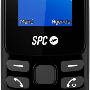 SPC Talk 2 – Standard-4G-Handy | 6 Tage Autonomie | 1,8″ Display | 106 dB Ruftonlautstärke | Taschenformat und leicht, mit Kamera, Taschenlampe und FM-Radio | USB-C | 9 Schnellspeicher | Schwarz