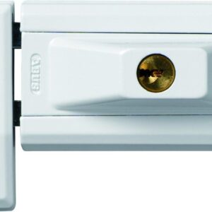 ABUS Fenster-Zusatzsicherung 3030 – Schwenkbares Sicherheitsschloss für Fenster und Türen, verschiedenschließend – ABUS-Sicherheitslevel 6 – 02200 – Weiß