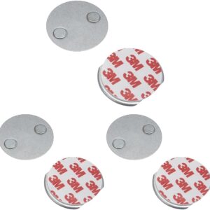 ABUS Magnethalterung für Mini-Rauchmelder – HSZU10100 – zur Befestigung des Rauchwarnmelders GRWM30600 – ohne Bohren (Packung mit 3)