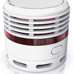 Brandson – Rauchmelder 10 Jahre Batterie, Rauchwarnmelder, geprüft nach EN 14604, für Wohnräume geeignet, 85 dB Alarmlautstärke, LED Indikator, Weiß
