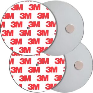 König Design Rauchmelder Magnethalter 20 Stück Selbstklebende Magnethalterung für Rauchmelder Ø 40mm schnelle & sichere Montage ohne Bohren und Schrauben für alle Feuermelder und Rauchwarnmelder