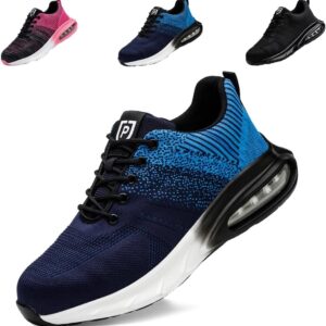 Sicherheitsschuhe Arbeitsschuhe Herren Damen Leicht Arbeit Schuhe mit Stahlkappe Sommer Frauen Sportlich Schutzschuhe Sicherheit Sneaker Shoes Turnschuhe