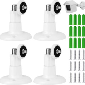 4 x Sicherheitskamera-Halterung, Ring-Kamera-Halterung, Wandhalterung, 360° verstellbare Sicherheitskamera-Halterung, Innen- und Außeninstallation