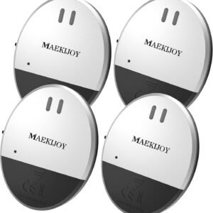 MAEKIJOY 4 x Tür Alarm mit 130 dB Siren, Detektor Türöffnungsmelder, Alarmanlagen, für Haus, Büro, Garage, Schlafsaal, Wohnmobil RV