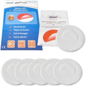 NEMAXX® 5X NX1 Quickfix Klebepad Befestigungspad Klebebefestigung für Rauchwarnmelder/Funkrauchmelder/Rauchmelder