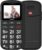 CHAKEYAKE Seniorenhandy mit Großen Tasten | Mobiltelefon Ohne Vertrag mit 1.7 Zoll LCD | SOS-Funktion | Dual SIM Tastenhandy mit Taschenlampe | Ladestation | Schwarz-G180