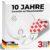 Rauchmelder mit Magnethalterung 3er Set – Rauchmelder ohne Bohren und Schrauben mit 10 Jahre Garantie – Rauchmelder Magnethalter mit extra starken Klebepads