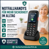 Notfallhandys: Sicherheit, Netzabdeckung & passende Tarife